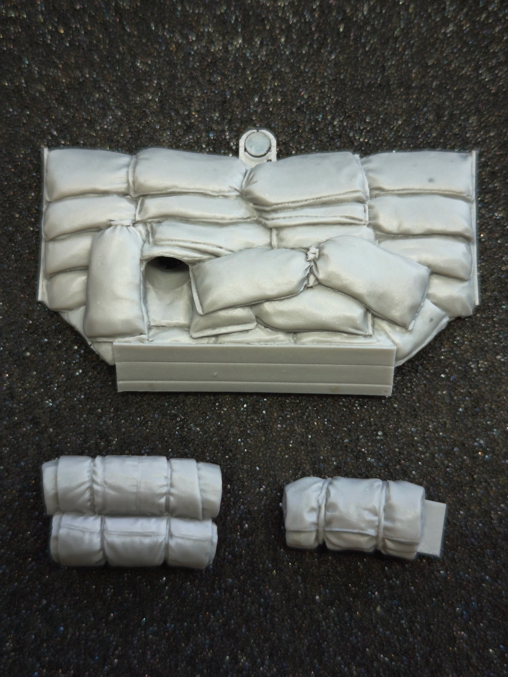1/35 Sandbag Fortification, Resin Model Terrain Kit, Military Theme, Unpainted