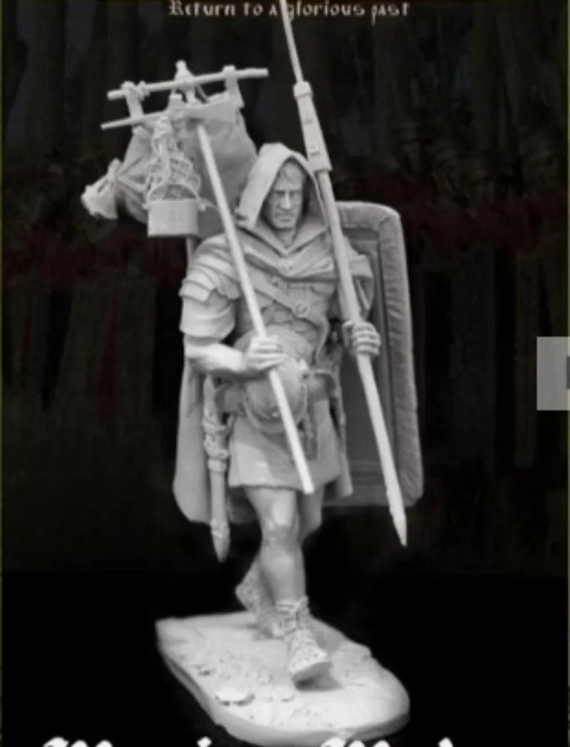 1/24 Ancient European Infantry, Resin Model Figure Kit, Unassembled and Unpainted