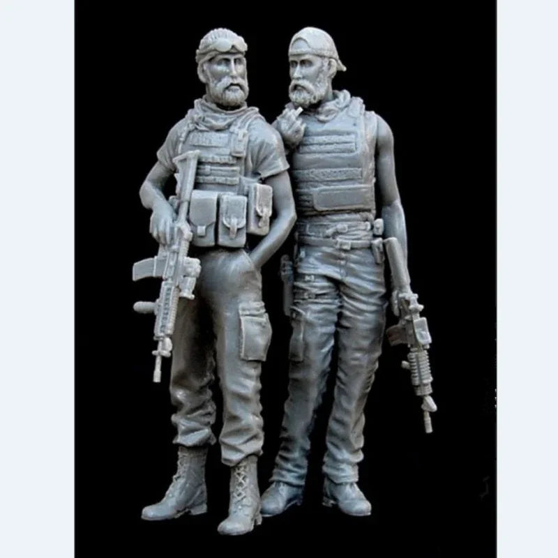 1/35 Modern U.S. Special Forces, 2 Figures, Resin Model Figure Kit, Unassembled and Unpainted