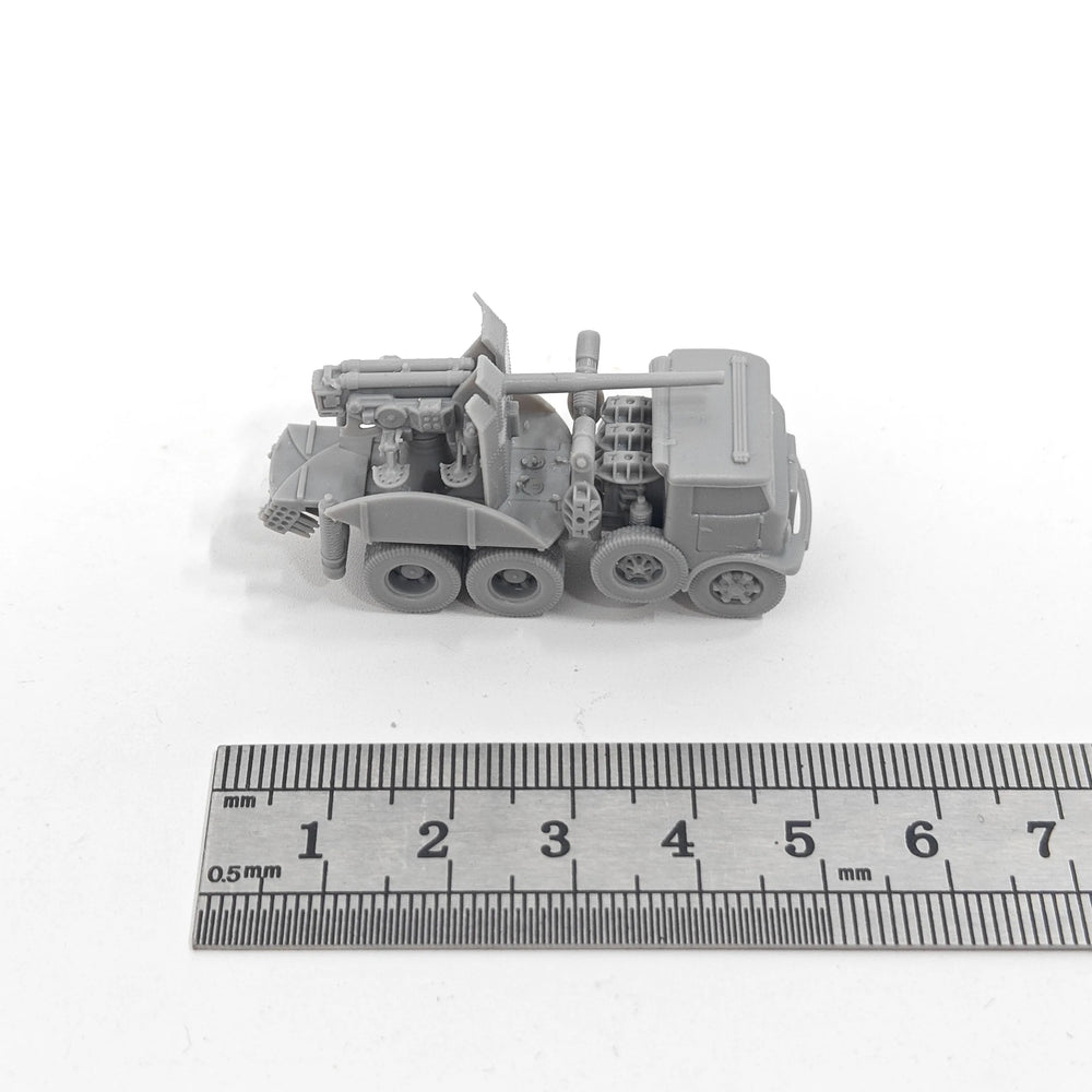 1/144 WWII Italian Breda 51/52 SPG, Resin Model Vehicle Kit, Unassembled and Unpainted