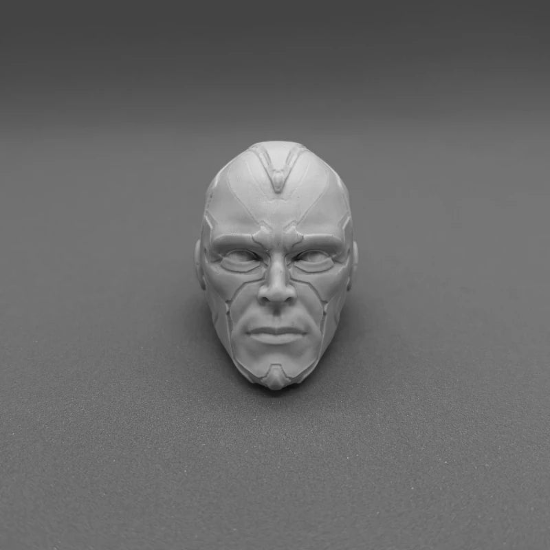 1/6 Interchangeable Sci-Fi Heads, Resin Model Bust Kit, Sci-Fi Theme, Unassembled and Unpainted