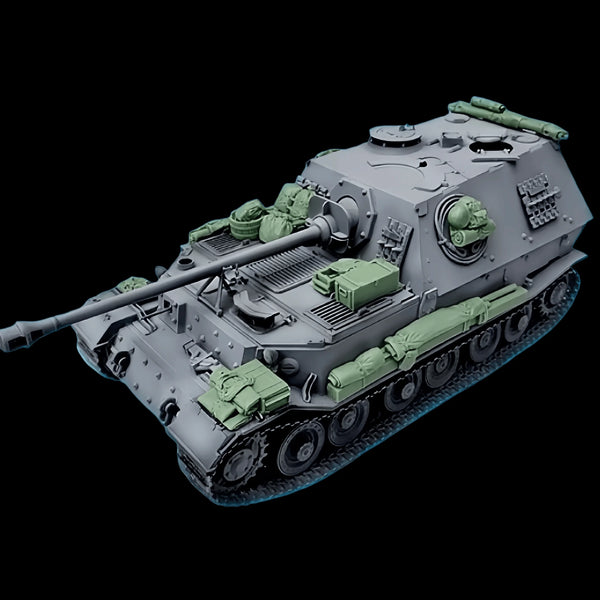 1/35 WWII German Ferdinand Tank Destroyer, Resin Model Vehicle Kit, Unassembled and Unpainted