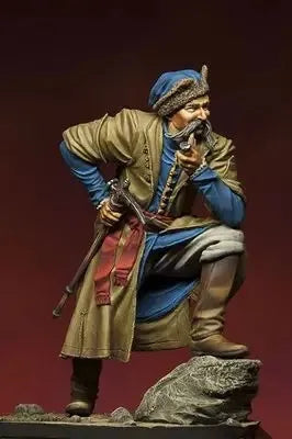 1/35 Military Base, 6 Figures, Resin Model Terrain Kit, Military Theme, Unassembled and Unpainted