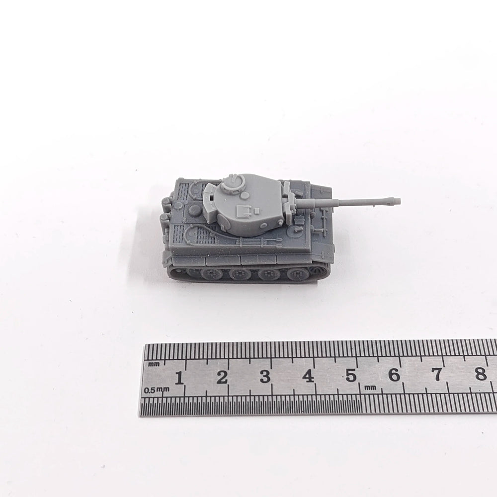 1/144 WWII Panzer VI Tiger I Medium Tank, Resin Model Vehicle Kit, Unassembled and Unpainted
