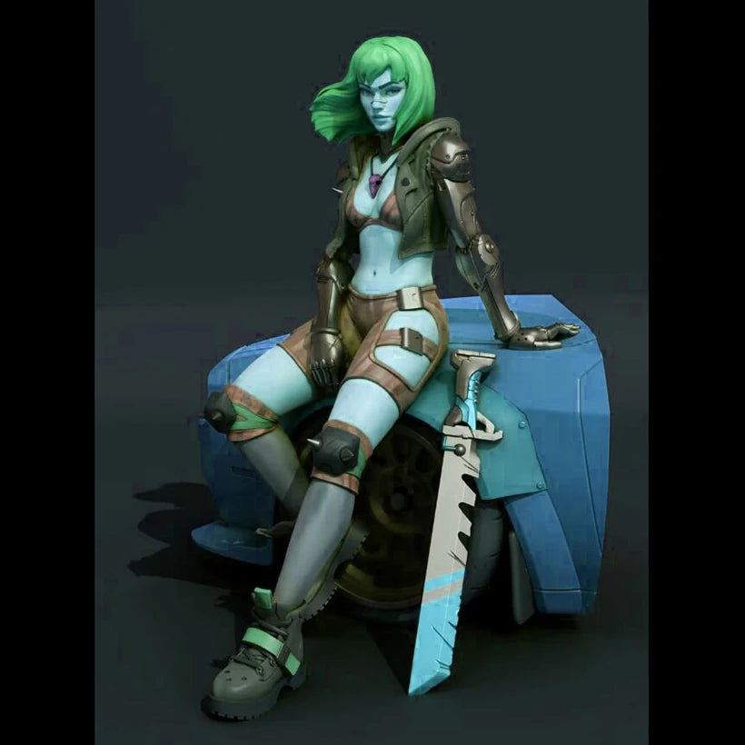 Modern Cyberpunk Warrior — 1/24 Resin Figure