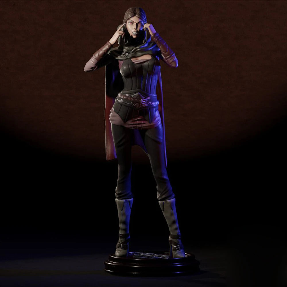 1/24 Vampire Woman Warrior, Resin Model Figure Kit, Fantasy Theme, Unassembled and Unpainted