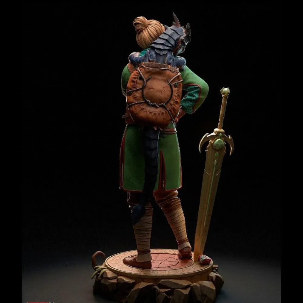 Winged Dragon Warriors, 4 Figures, Resin Model Figure Kit, Fantasy Theme, Unassembled and Unpainted