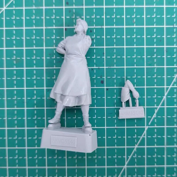 1/35 Cold War Soviet Collective Farmer, Resin Model Figure Kit, Unassembled and Unpainted