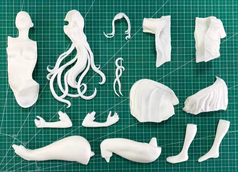 1/6 Sleeping Beauty Female, Resin Model Figure Kit, Unassembled and Unpainted