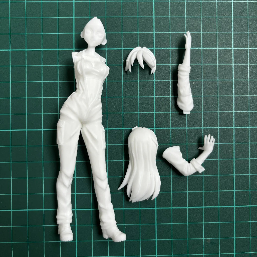 1/12 Modern Woman in Business Suit, Resin Model Figure Kit, Unassembled and Unpainted
