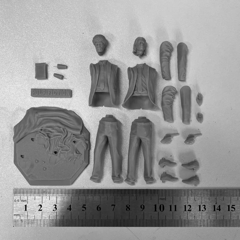 1/24 Modern Action, 2 Figures, Resin Model Figure Kit, Unassembled and Unpainted