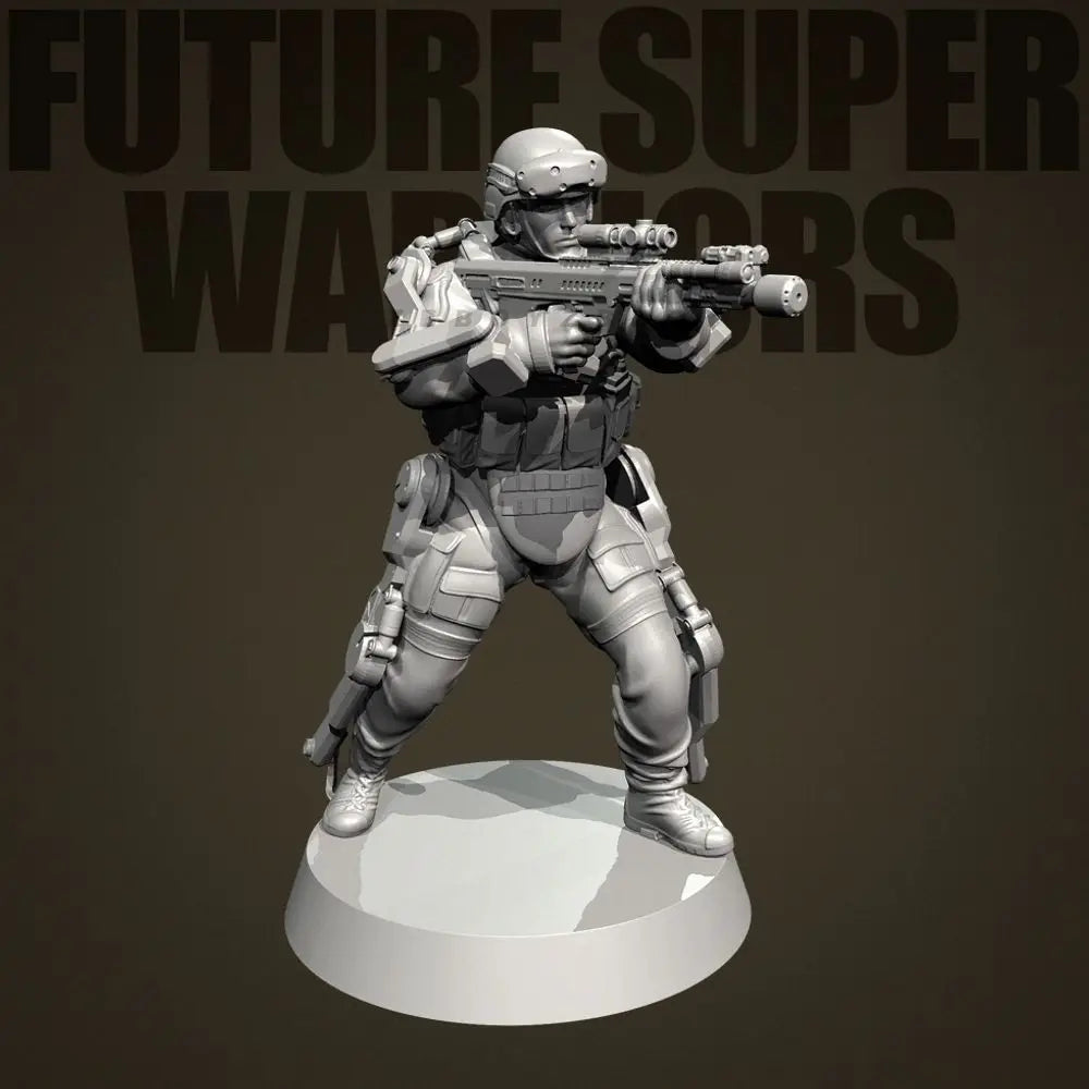 50mm Modern Special Forces Anti-armor Operator, Resin Model Figure Kit, Unassembled and Unpainted