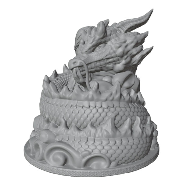 1/24 Medieval Fantasy Female & Dragon, Resin Model Bust Kit, Unassembled and Unpainted