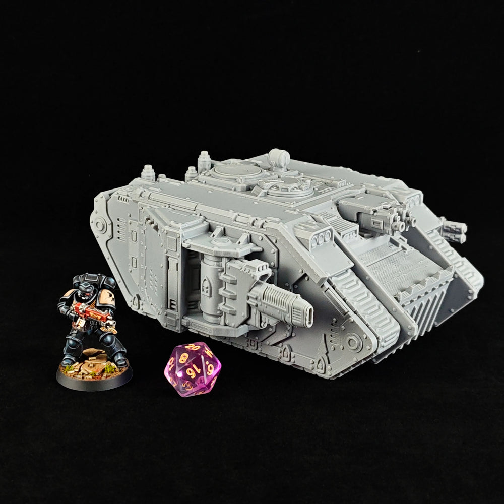 28mm Battle Tank, Resin Model Vehicle Kit, Sci-Fi Theme, Unassembled and Unpainted