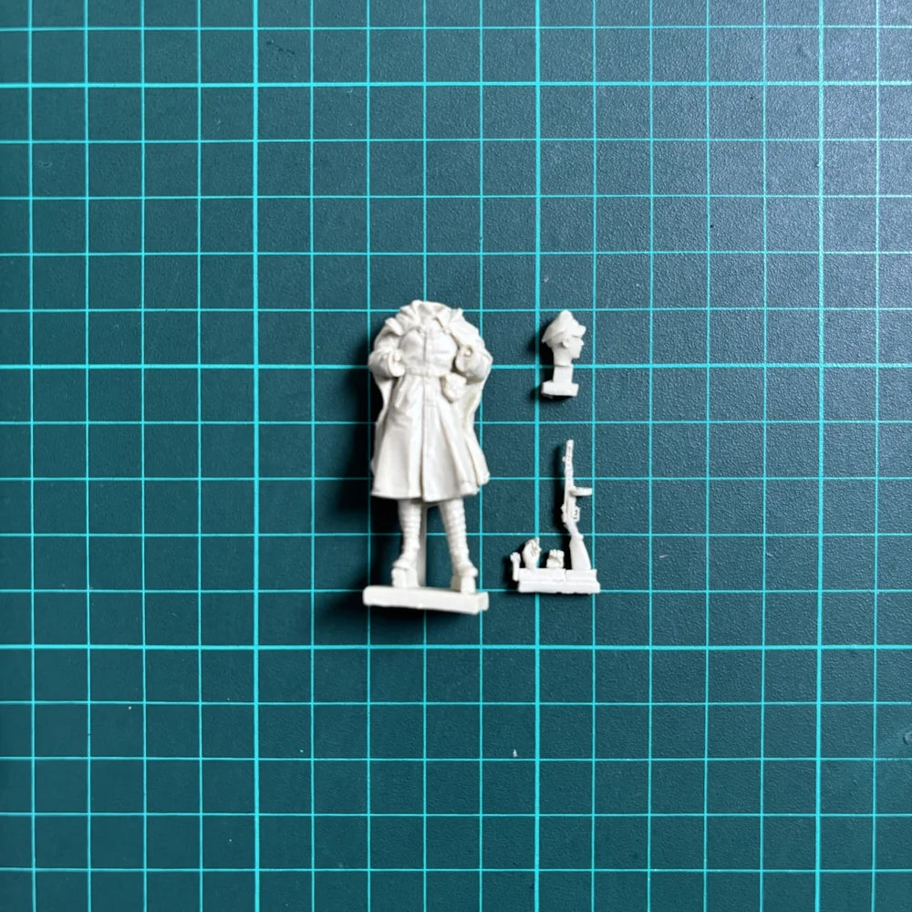 1/35 WWI Polish Light Infantry, Resin Model Figure Kit, Unassembled and Unpainted
