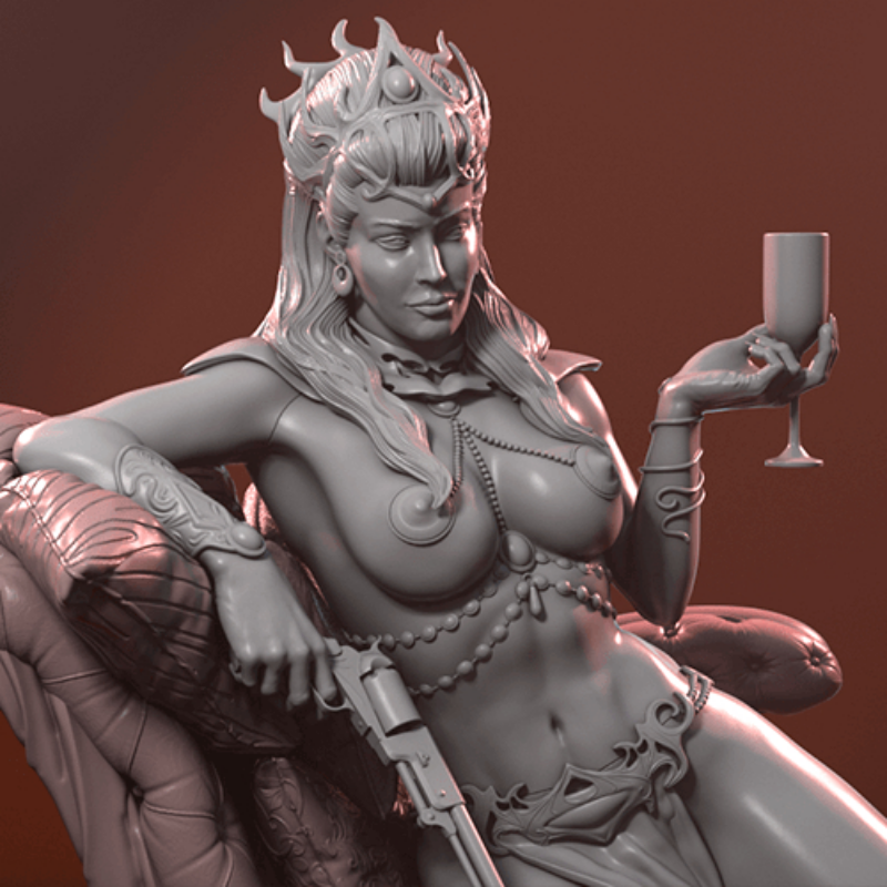 1/24 Mars Princess Dejah Thoris, Resin Model Figure Kit, Fantasy Theme, Unassembled and Unpainted