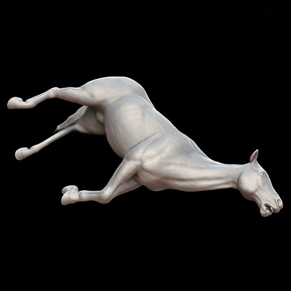1/35 Dead Horse, Resin Model Creature Kit, Military Theme, Unassembled and Unpainted