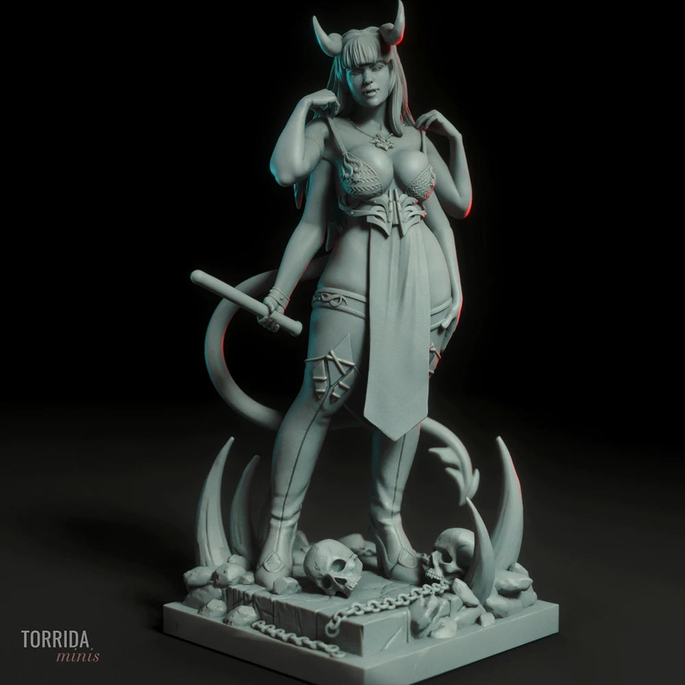 1/24 Demon Devil Female, Resin Model Figure Kit, Unassembled and Unpainted