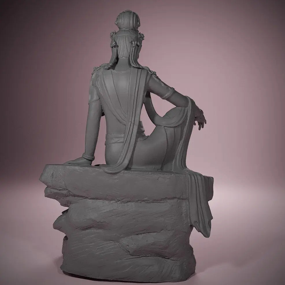 70mm Guanyin Bodhisattva, Resin Model Figure Kit, Mythology Theme, Unassembled and Unpainted