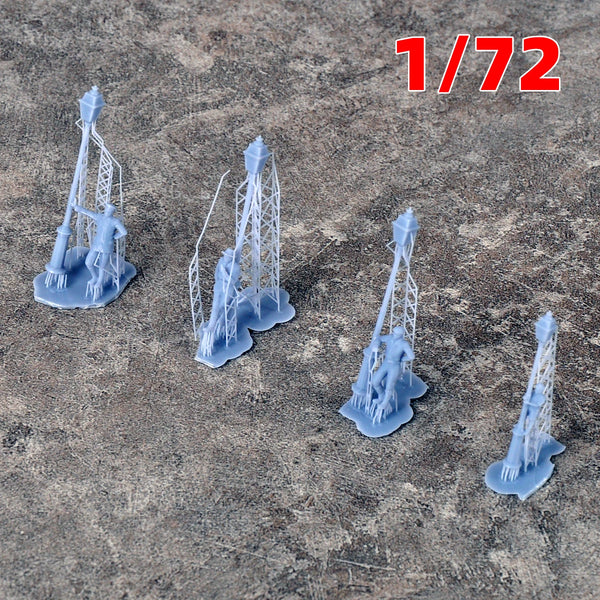 1/35 Modern Urban Conflict Scene, 8 Figures, Resin Model Diorama Kit, Unassembled and Unpainted