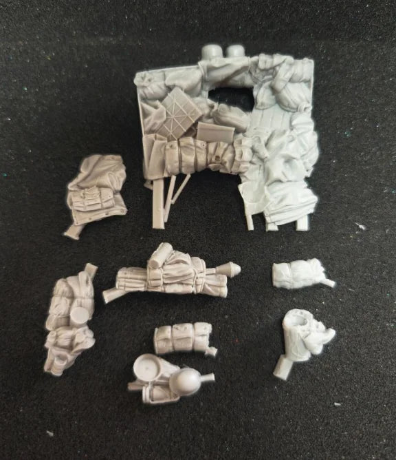 1/35 Modern Military Combat, 3 Figures, Resin Model Diorama Kit, Unassembled and Unpainted