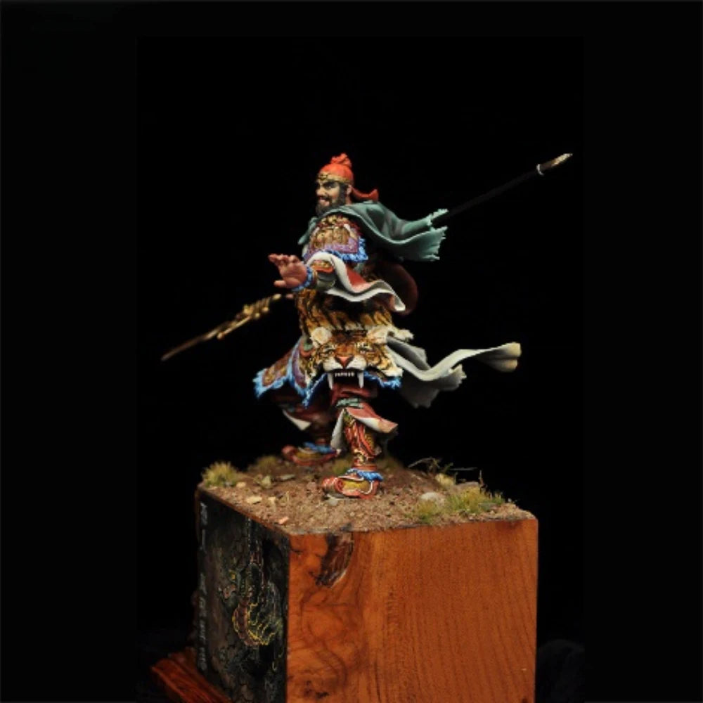 1/16 Ancient Zhang Fei, Resin Model Figure Kit, Unassembled and Unpainted