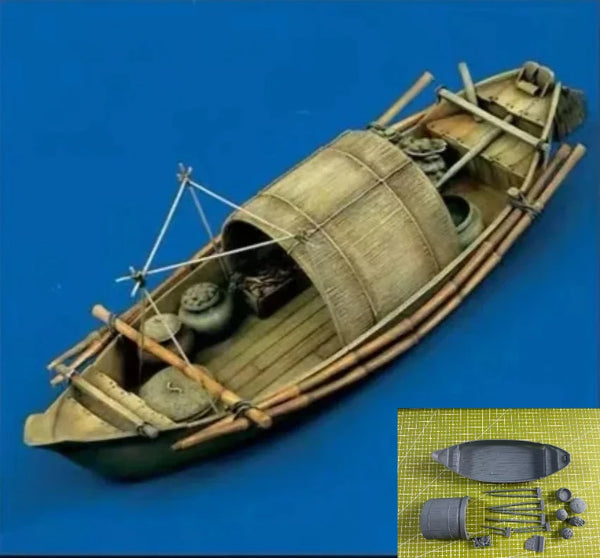 1/35 Vietnam War River Patrol Boat, Resin Model Ship Kit, Unassembled and Unpainted