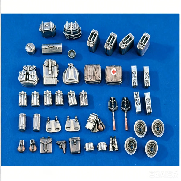 1/35 Modern Military Vehicle with Cargo, Resin Model Vehicle Kit, Unassembled and Unpainted