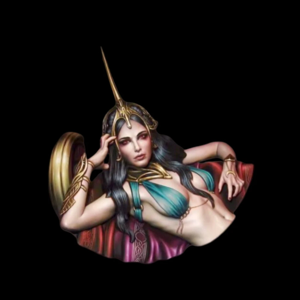 1/10 Queen Sorceress, Resin Model Bust Kit, Fantasy Theme, Unassembled and Unpainted