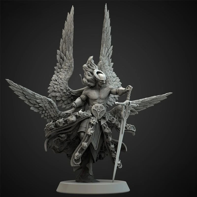 90mm Angel Gabriel, Resin Model Figure Kit, Mythology Theme, Unassembled and Unpainted