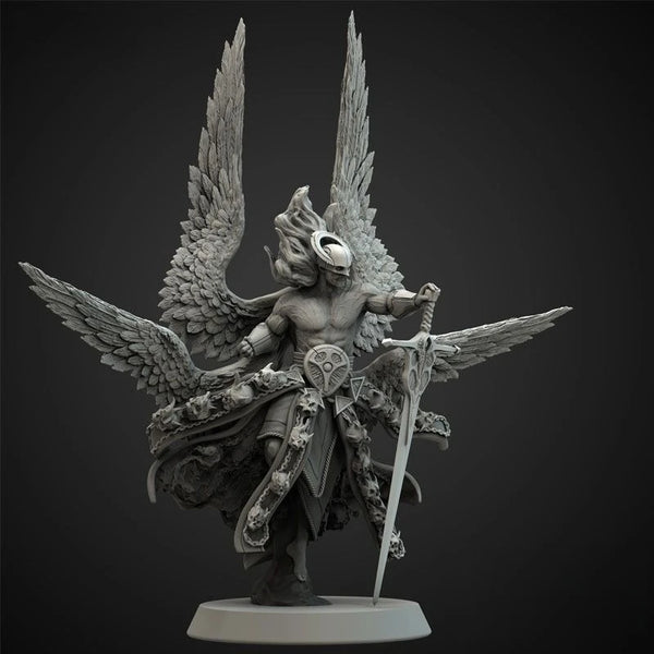 90mm Angel Gabriel, Resin Model Figure Kit, Mythology Theme, Unassembled and Unpainted