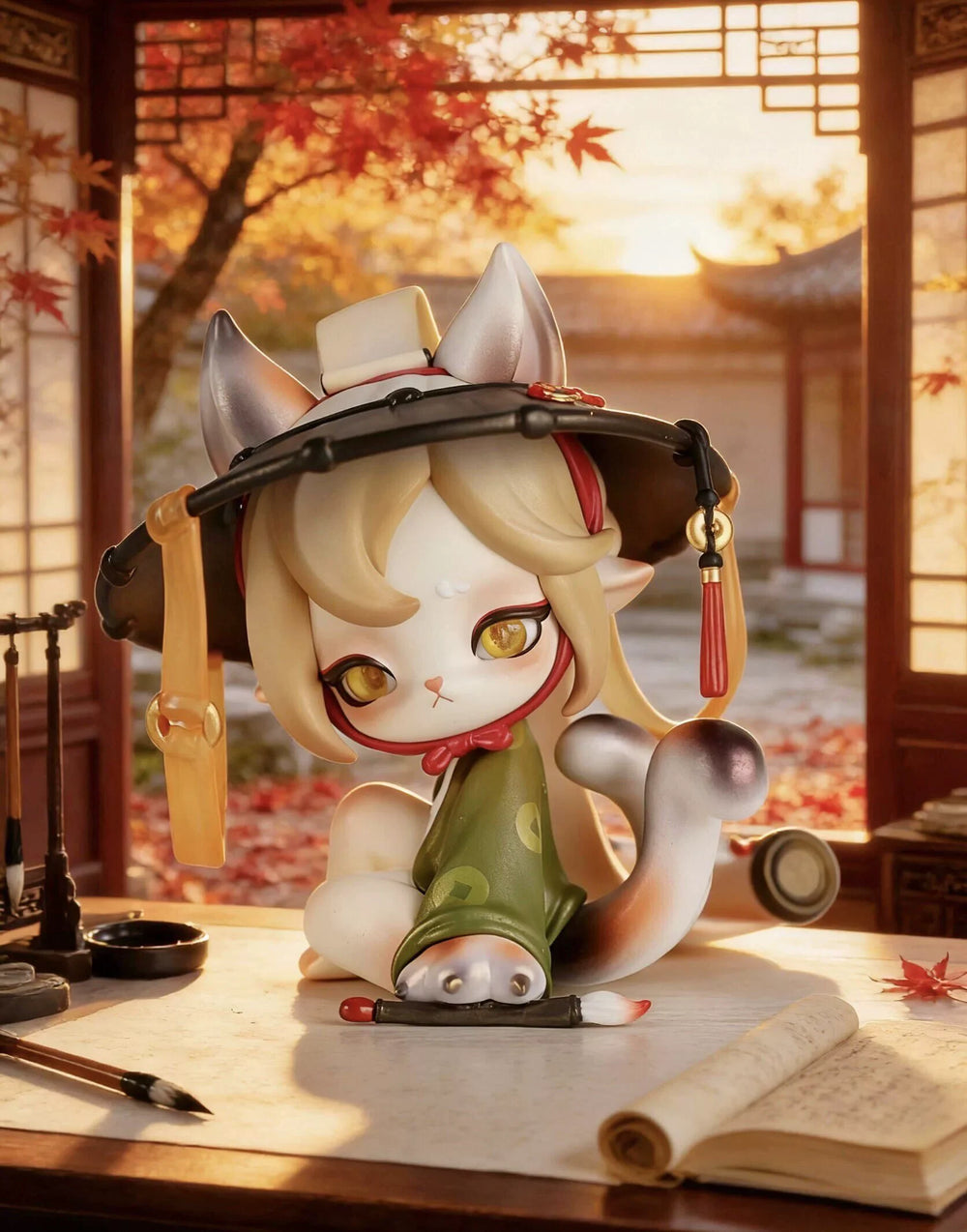 Seasonal Whisper Chibi, Resin Model Figure Kit, Anime Theme, Unassembled and Unpainted