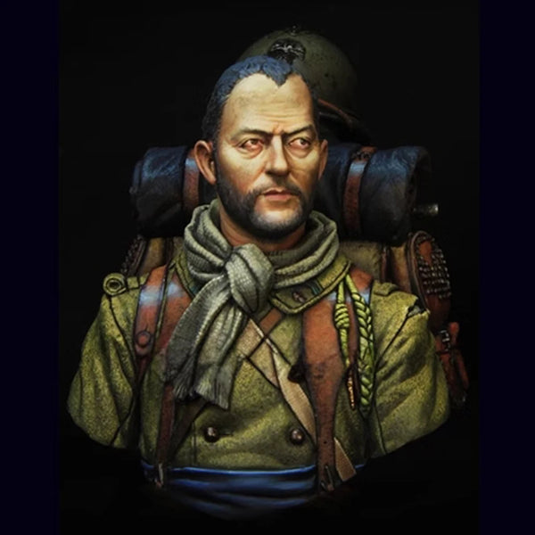 1/10 WWI French Foreign Legion, Resin Model Bust Kit, Unassembled and Unpainted