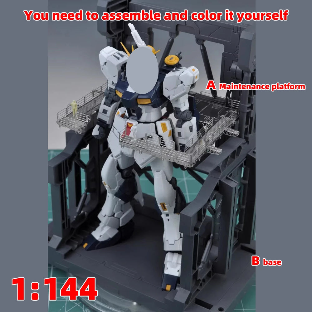 Gundam-Style Mobile Suit Mecha — 1:144 Resin Figure