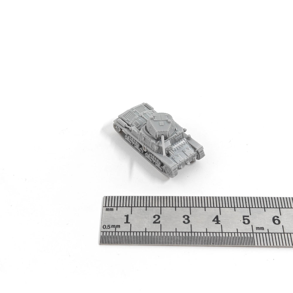1/144 WWII Italian M15/42 Medium Tank, Resin Model Vehicle Kit, Unassembled and Unpainted
