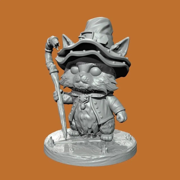 50mm Mouse Wanderer, Resin Model Figure Kit, Anime Theme, Unassembled and Unpainted