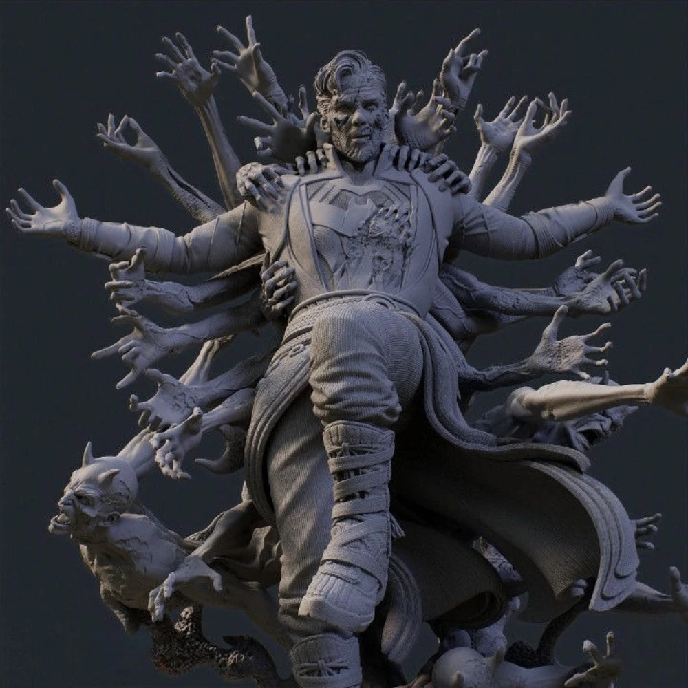 180mm Death Zombie, Resin Model Figure Kit, Fantasy Theme, Unassembled and Unpainted
