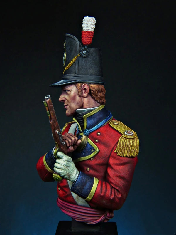1/12 WWI Austro-Hungarian Officer, Resin Model Bust Kit, Unassembled and Unpainted