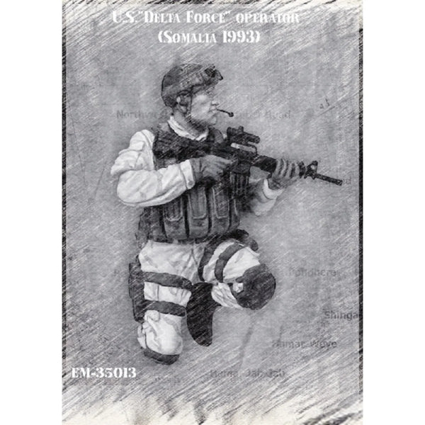 1/35 Modern US Delta Force Operator, Resin Model Figure Kit, Unassembled and Unpainted