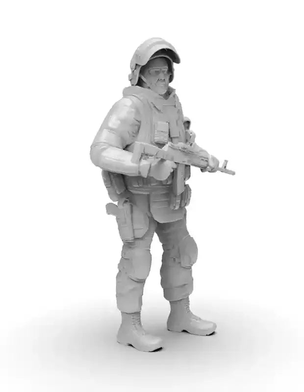 1/35 Modern Tactical Infantry Team with Plate Carriers, 4 Figures, Resin Model Figure Kit, Unassembled and Unpainted