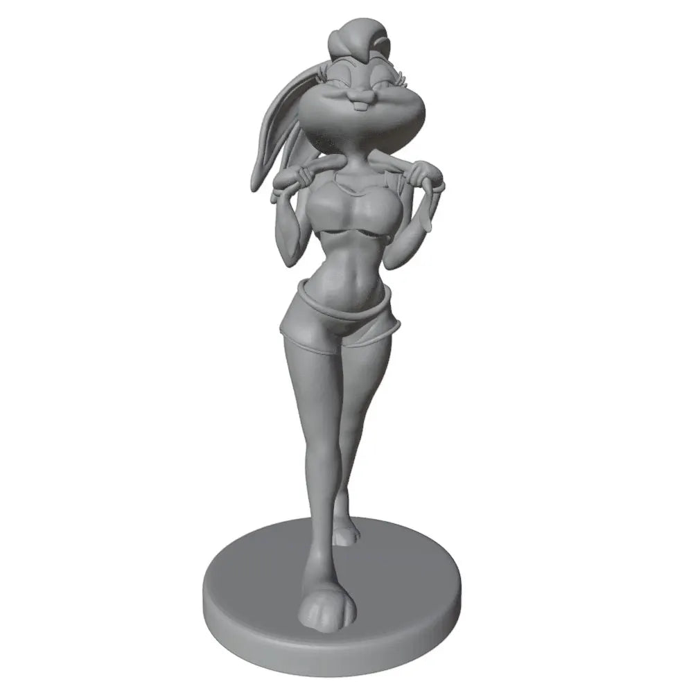 75mm Elf Female Character, Resin Model Figure Kit, Anime Theme, Unassembled and Unpainted