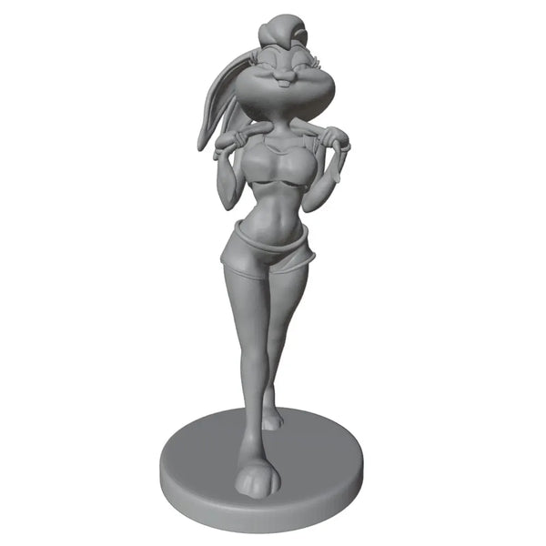 75mm Elf Female Character, Resin Model Figure Kit, Anime Theme, Unassembled and Unpainted
