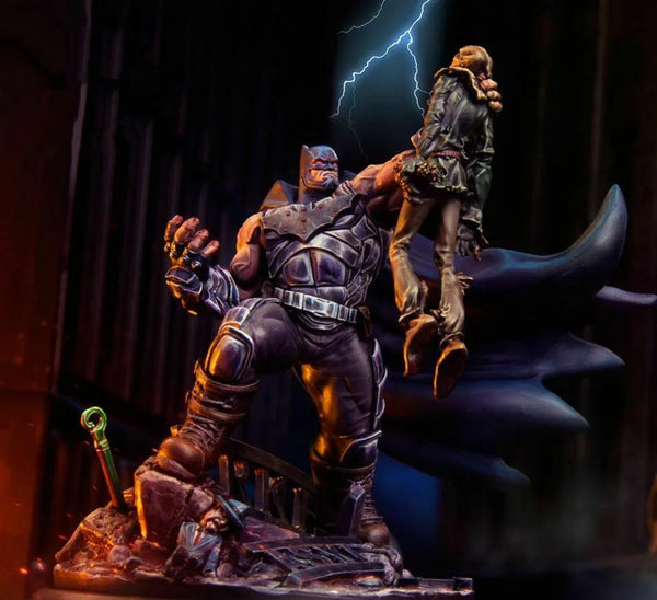 50mm Dark Fantasy Demon Warrior, Resin Model Figure Kit, Fantasy Theme, Unassembled and Unpainted