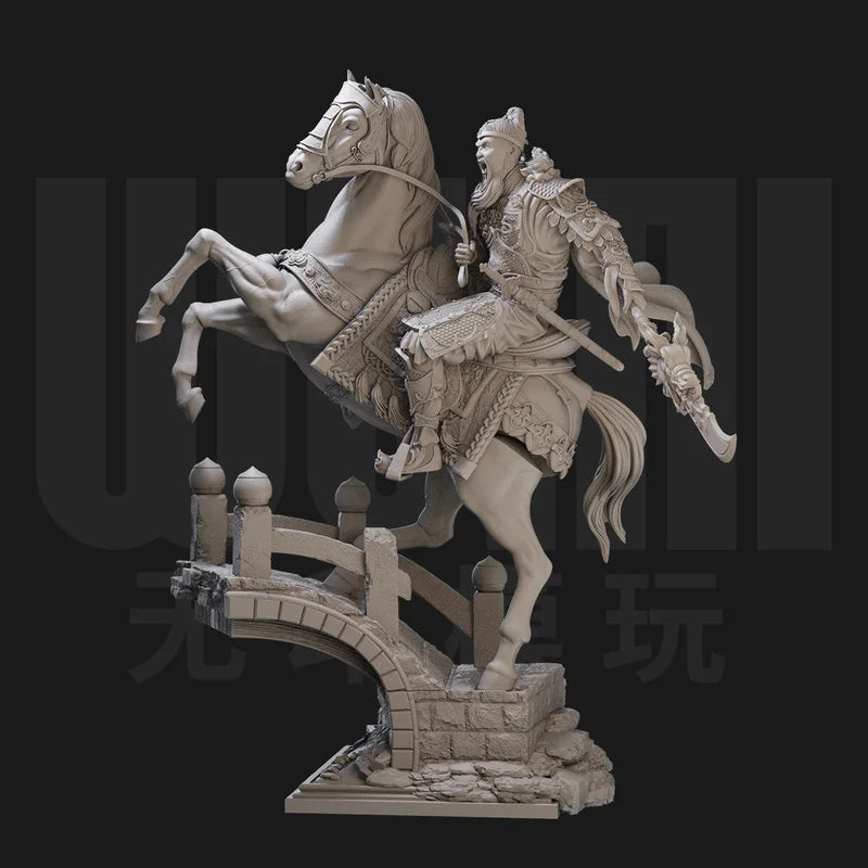 1/24 Medieval Mounted Cavalry, 3 Figures, Resin Model Figure Kit, Unassembled and Unpainted