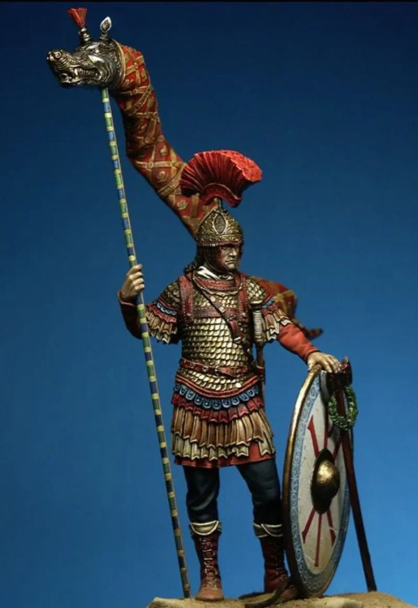 1/24 Ancient Warrior with Mail, Resin Model Figure Kit, Unassembled and Unpainted