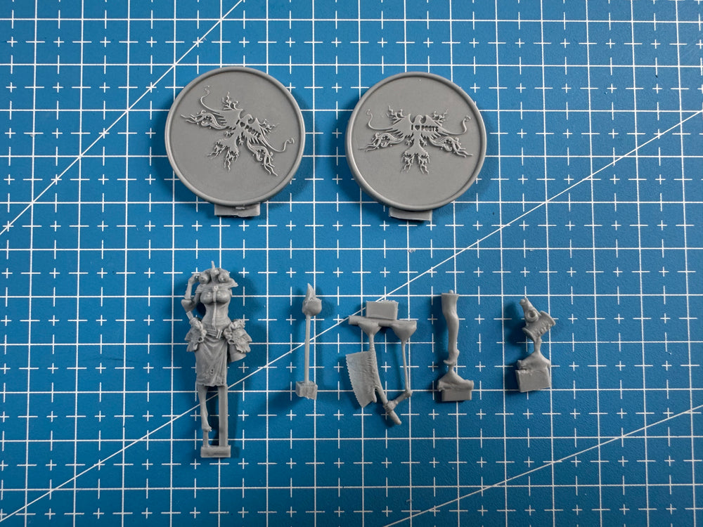 40mm Tactical Soldier, Resin Model Figure Kit, Sci-Fi Theme, Unassembled and Unpainted