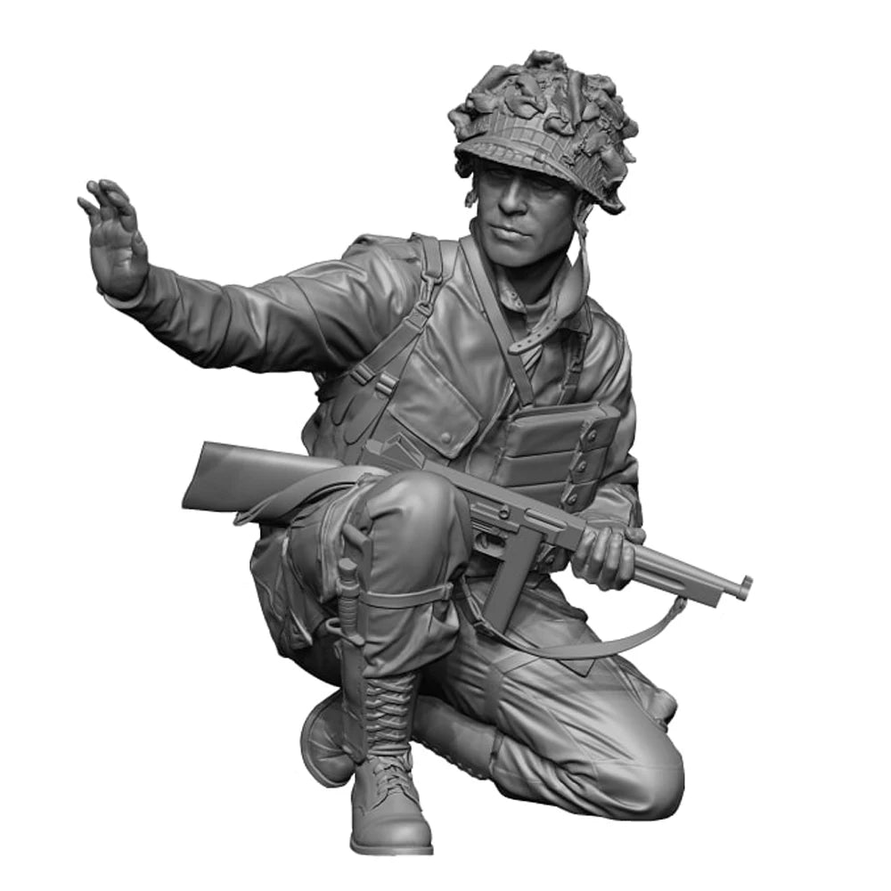 1/35 Modern US Soldier Combat Rifleman, Resin Model Figure Kit, Unassembled and Unpainted