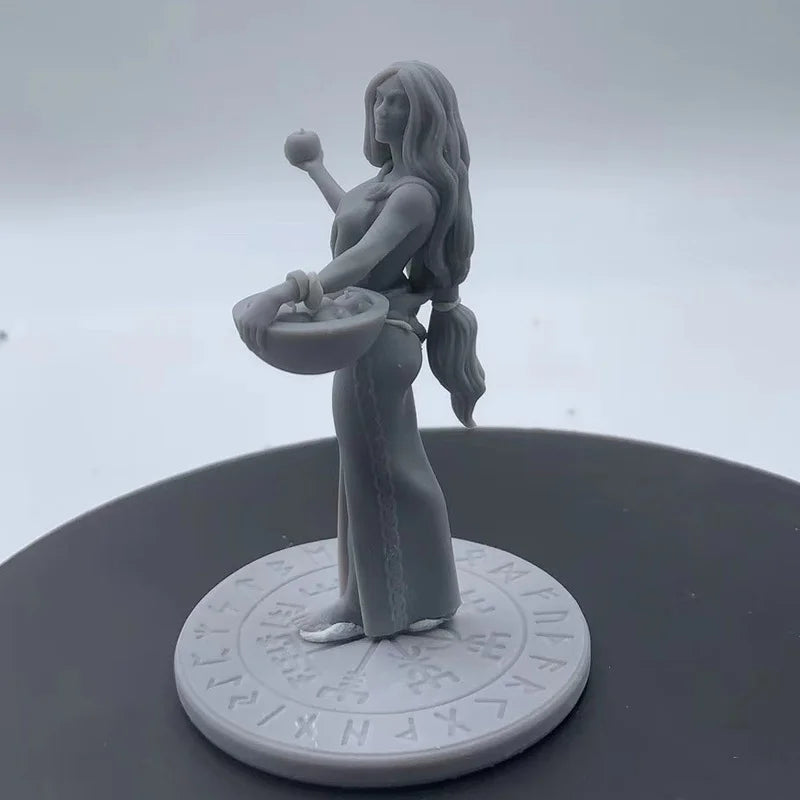 1/24 Nordic Goddess Idun, Resin Model Figure Kit, Mythology Theme, Unassembled and Unpainted