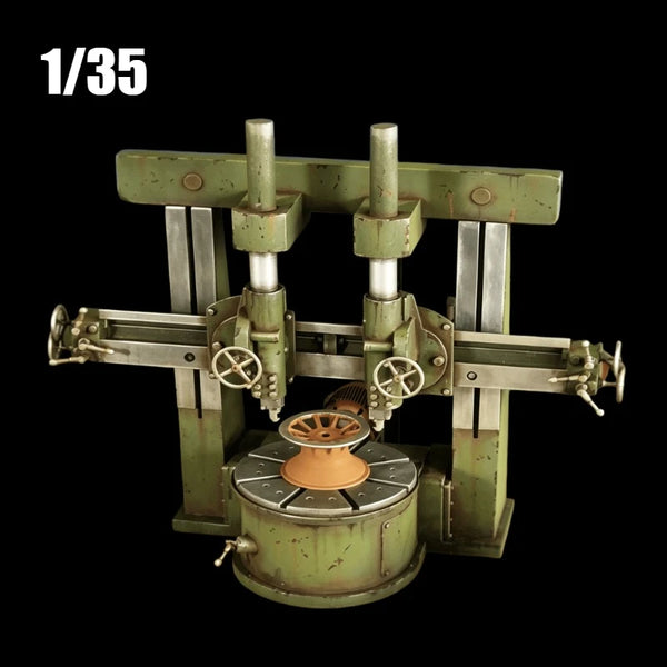 1/35 Gravity Milling Machine Processing Table, Resin Model Accessory Kit, Historical Theme, Unpainted