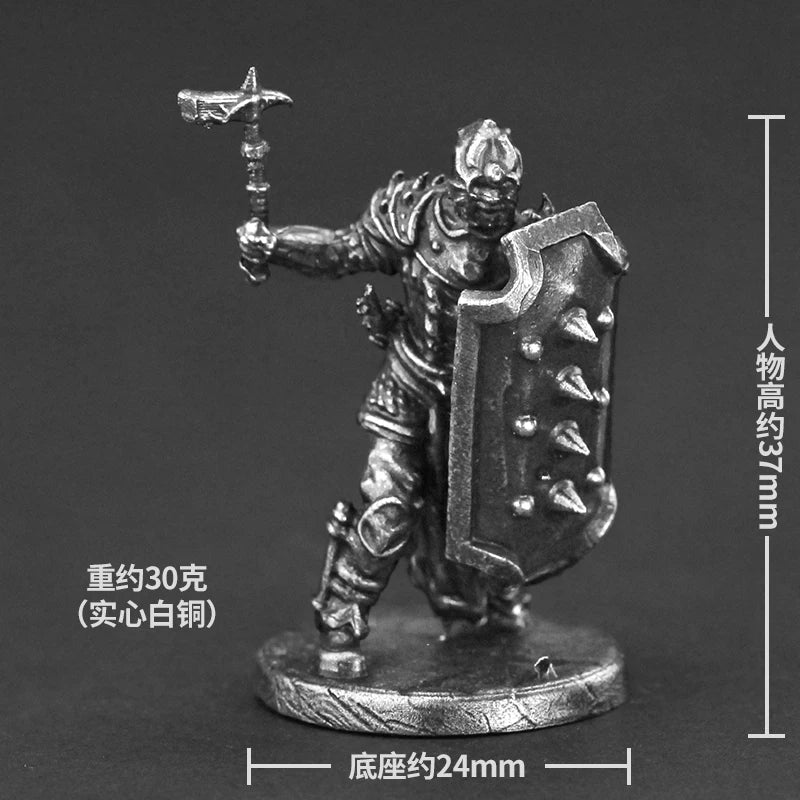 32mm Black Dragon Warriors, 9 Figures, Resin Model Figure Kit, Fantasy Theme, Unassembled and Unpainted